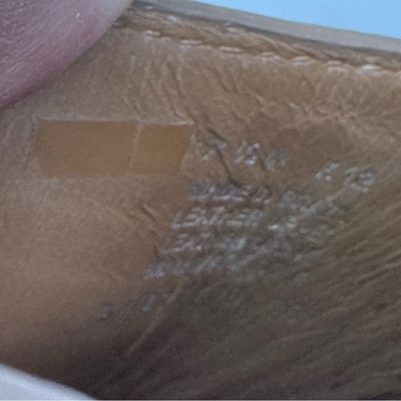 Tory Burch Elina Platform Tan Wedge Sandals - Picture 8 of 11